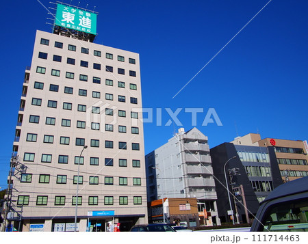 愛知環状鉄道新豊田駅前の風景 愛知環状鉄道新豊田駅前の風景 111714463