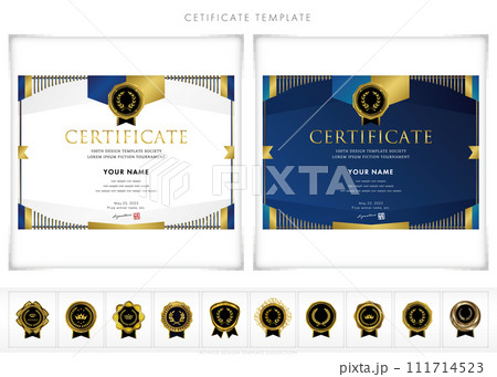 賞状135(横)certificate award 表彰状 celebration 賞状135(横)certificate award 表彰状 celebration 111714523