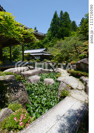 百済寺　庭園の敷石　滋賀県東近江市 111716090