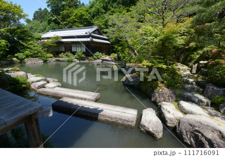 百済寺 庭園の敷石 滋賀県東近江市 百済寺 庭園の敷石 滋賀県東近江市 111716091