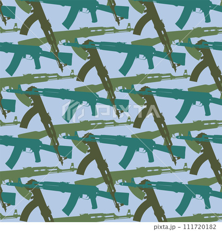 AK gun steamless texture. Vector. Eps 111720182