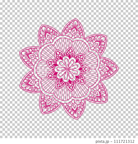 vector mandala for coloring book 111721312