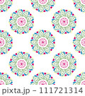 seamless pattern with abstract flowers 111721314