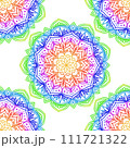 bright colorful seamless pattern in retro style 111721322