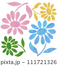 vector set of floral elements 111721326