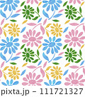 seamless pattern with flowers 111721327