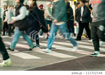渋谷スクランブル交差点 ブレ・ボケ 2024 渋谷スクランブル交差点 ブレ・ボケ 2024 111722148