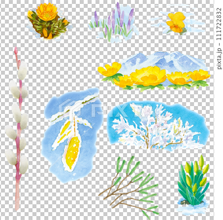 雪和植物集 111722832