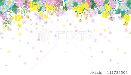 花の背景イラスト 111723503