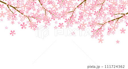 桜 和柄 水彩 背景 桜 和柄 水彩 背景 111724362