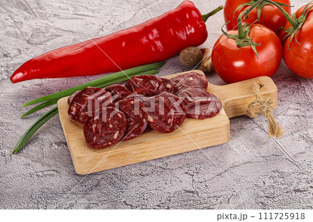 Wild Bear meat homemade sausages 111725918