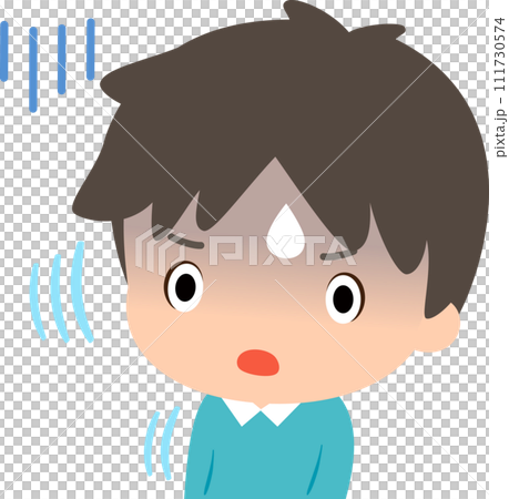 一個男人臉色蒼白，失望地後退了一步。 111730574