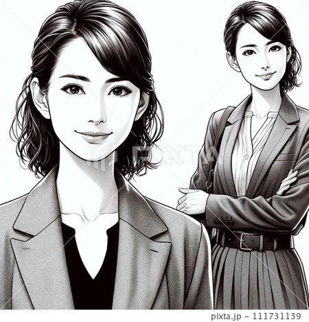 男性のあこがれる女性のイラスト素材 [111731139] - PIXTA