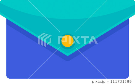 illustration of a flat image of a multimedia icon, mobile application email message illustration of a flat image of a multimedia icon, mobile application email message 111731599