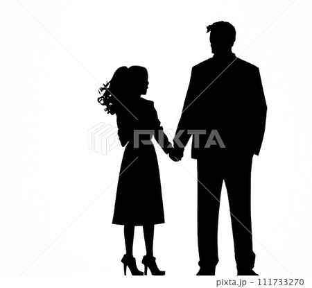 Family concept.black and white .Vector illustration Family concept.black and white .Vector illustration 111733270