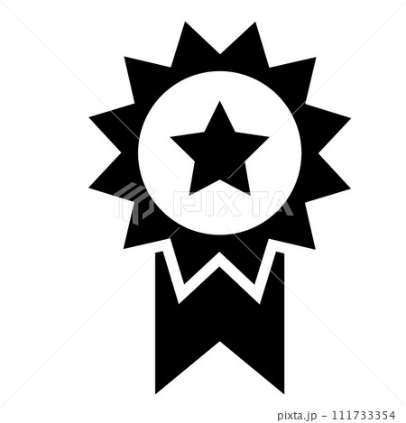 星のマークがついたメダルのアイコン 星のマークがついたメダルのアイコン 111733354