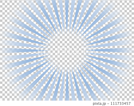 略帶色彩的閃亮太陽光線影像的集中線背景材質_藍色 111733457