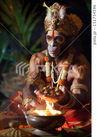 Hindu deity 111734396