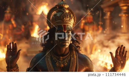 Hindu deity 111734446