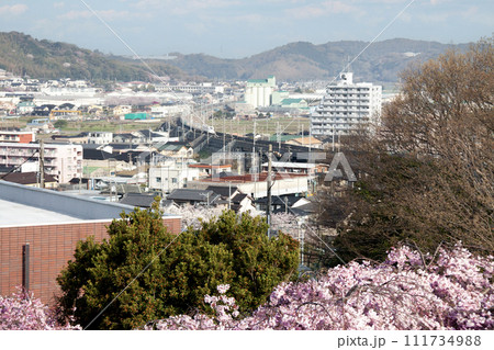 幸田文化公園から望む東海道新幹線 幸田文化公園から望む東海道新幹線 111734988