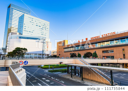 仙台駅西口 朝景 仙台駅西口 朝景 111735844