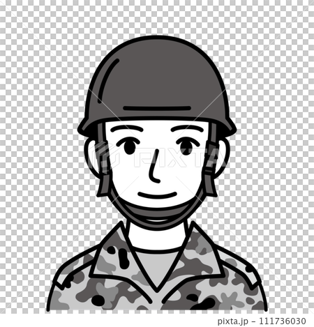 自衛隊男黑白 自衛隊男黑白 111736030