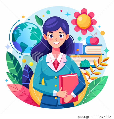 International Teacher's day flowers a bouquet of flowers International Teacher's day flowers a bouquet of flowers 111737112