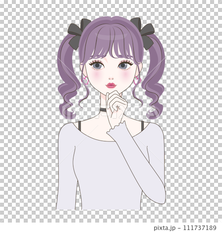 Thinking girl 111737189