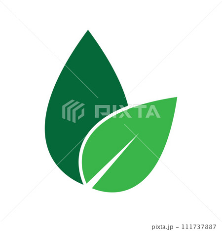 green leaf logo green leaf logo 111737887