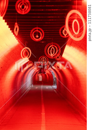 茨城県大子町　袋田の滝　大子来人 111738081