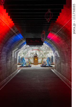 茨城県大子町　袋田の滝　大子来人 111738085