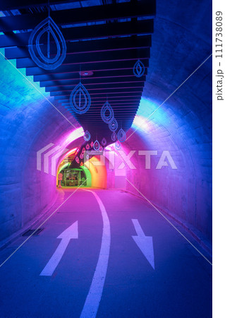 茨城県大子町　袋田の滝　大子来人 111738089