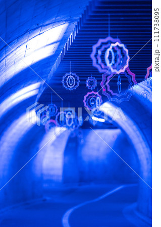 茨城県大子町　袋田の滝　大子来人 111738095