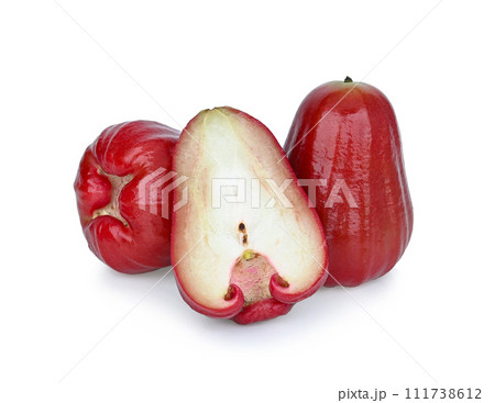 rose apple isolated on white background rose apple isolated on white background 111738612