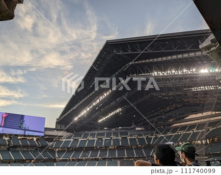 試合後のエスコンフィールド北海道 試合後のエスコンフィールド北海道 111740099