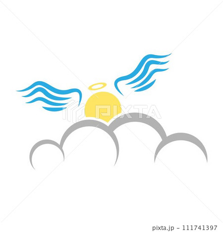 Angel wings logo icon design Angel wings logo icon design 111741397