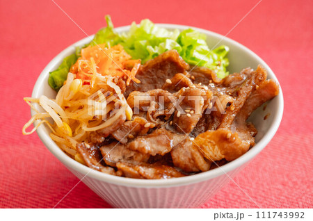 簡単ビビンバ丼 簡単ビビンバ丼 111743992