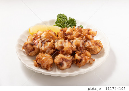 イカ軟骨のから揚げ イカ軟骨のから揚げ 111744195