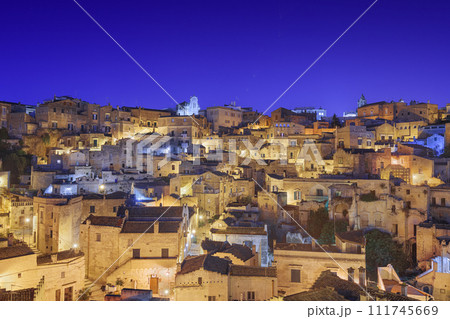 Matera, Italy Ancient Town in the Basilicata Region 111745669