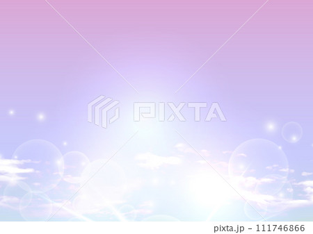 空とファンタジーのイメージ背景 空とファンタジーのイメージ背景 111746866