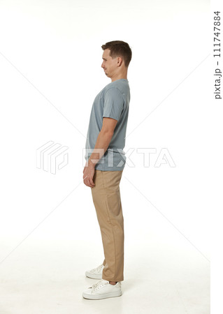 offended frustrated young man on white background. sadness offended frustrated young man on white background. sadness 111747884