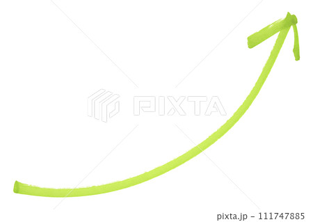 Green arrows isolated on white background Green arrows isolated on white background 111747885