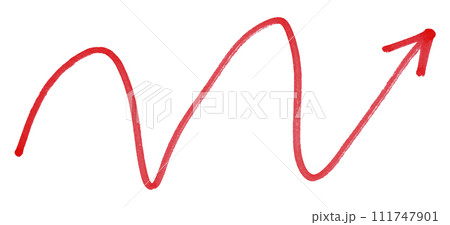 Red arrows isolated on white background Red arrows isolated on white background 111747901