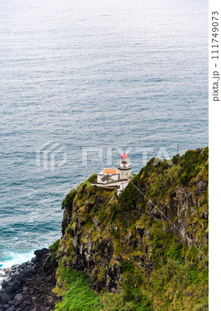 Lighthouse of Arnel in Sao Miguel Island, Azores Lighthouse of Arnel in Sao Miguel Island, Azores 111749073