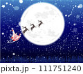 Merry Christmas background-2023 Santa 111751240