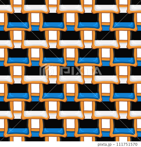 Pattern cookie with flag country Estonia in tasty biscuit Pattern cookie with flag country Estonia in tasty biscuit 111751570