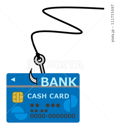 銀行のキャッシング用カードの暗証番号の個人情報を知られるフィッシング詐欺 銀行のキャッシング用カードの暗証番号の個人情報を知られるフィッシング詐欺 111755097