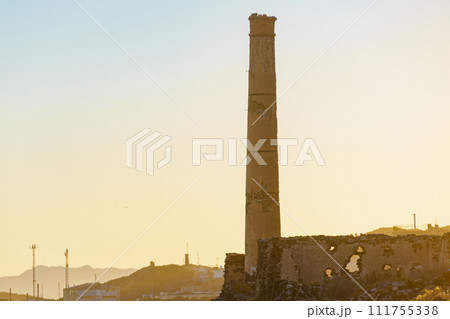 Old industrial factory chimney Old industrial factory chimney 111755338