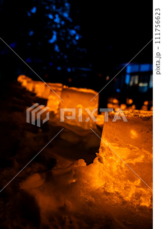 定山渓雪灯路の風景 定山渓雪灯路の風景 111756623