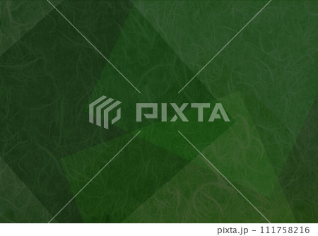 雲龍紙緑切り紙 111758216